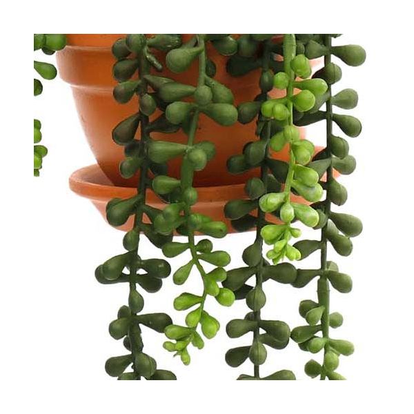 Plantes artificielles en pot terracotta (Lot de 3) - 29,90
