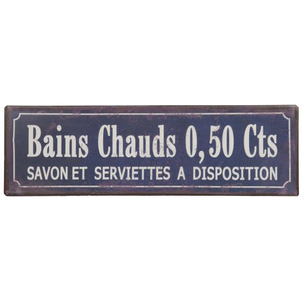 Plaque bains chauds 0,50 Cts