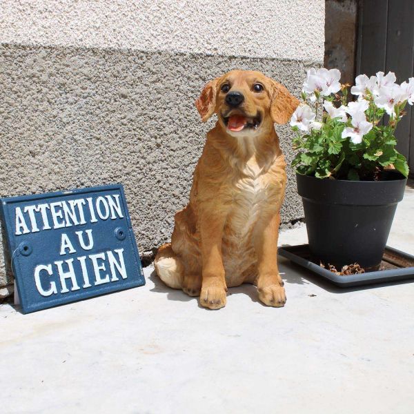 Plaque en fonte Attention au chien - 19,90