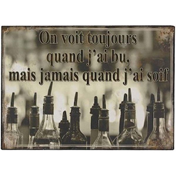 Plaque on voit toujours quand…