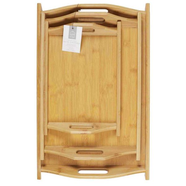 Plateau en bambou (Lot de 3) - 7