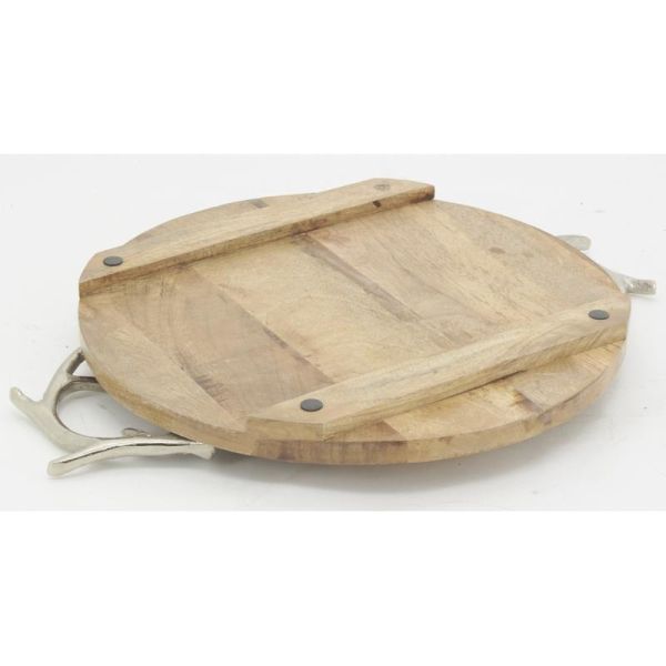 Plateau Cerf en bois et aluminium - 44,90