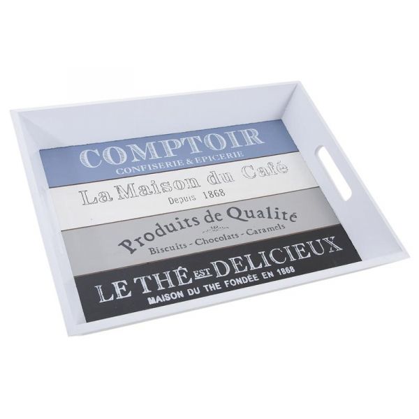 Plateau en bois rectangulaire Comptoir (Lot de 2) - 29,90