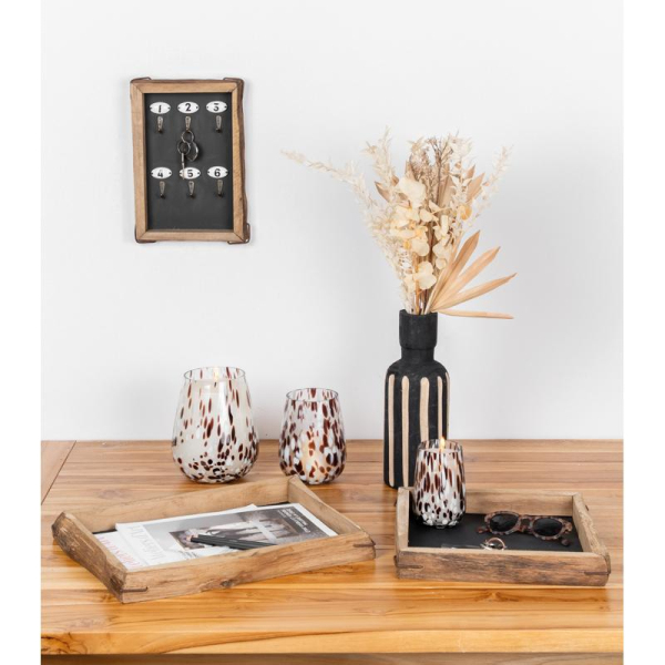 Plateau avec bords en chêne, fond médium. - AUBRY GASPARD