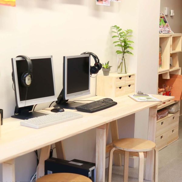 Plateau de bureau en pin massif - 5