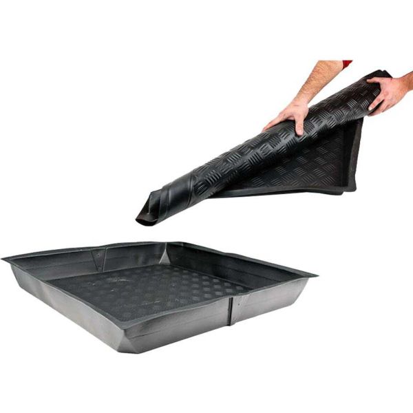 Plateau flexible en pvc 100 x 100 x 12 cm