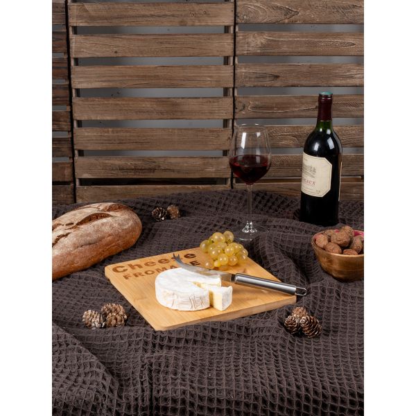 Plateau de fromage en bambou avec couteau - 6