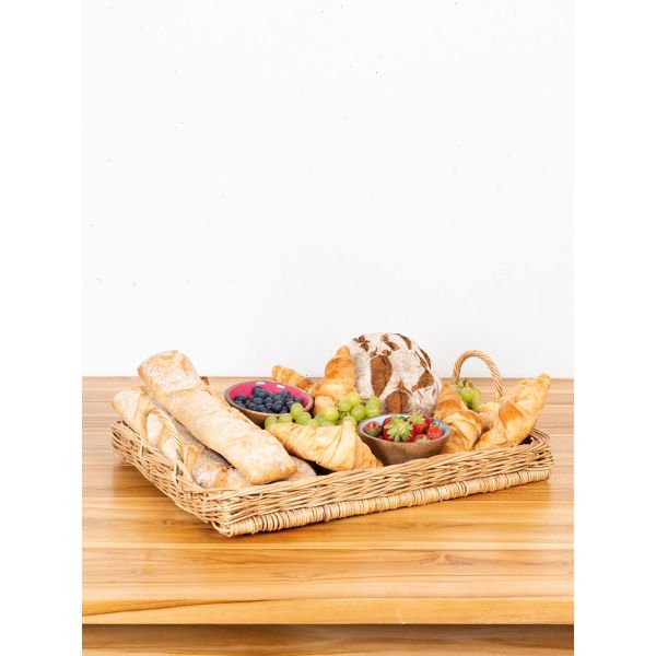 Plateau à fromage en rotin - AUBRY GASPARD