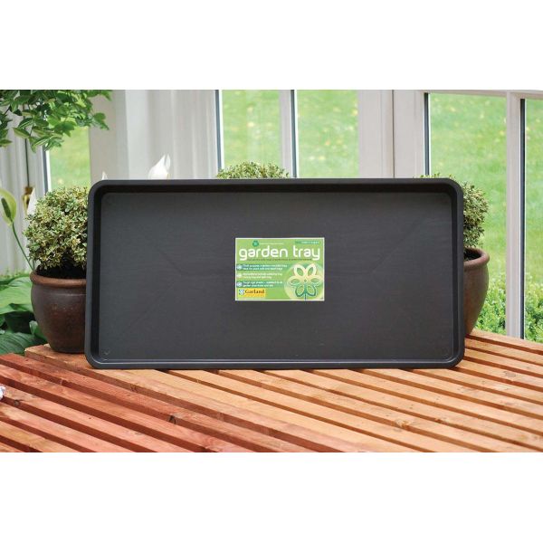 Plateau de jardin en polypropylène noir - 