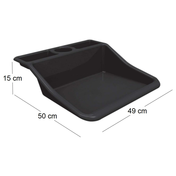 Plateau de jardinage en plastique avec rangement - 14,90