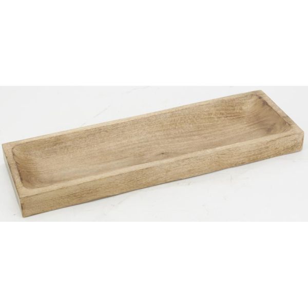Plateau en manguier sculpté - AUB-6122