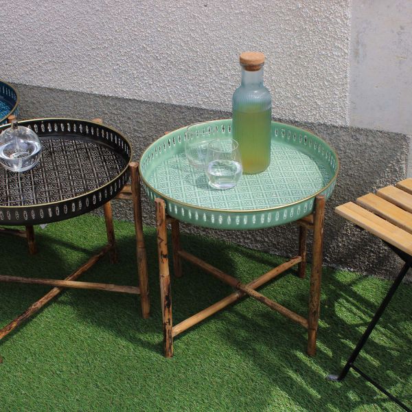 Plateau en métal Jali 45 cm - 6