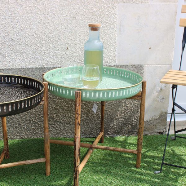 Plateau en métal Jali 45 cm - 44,90