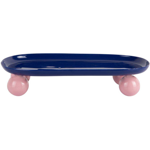 Plateau oval en métal Double Funky - PRE-2091