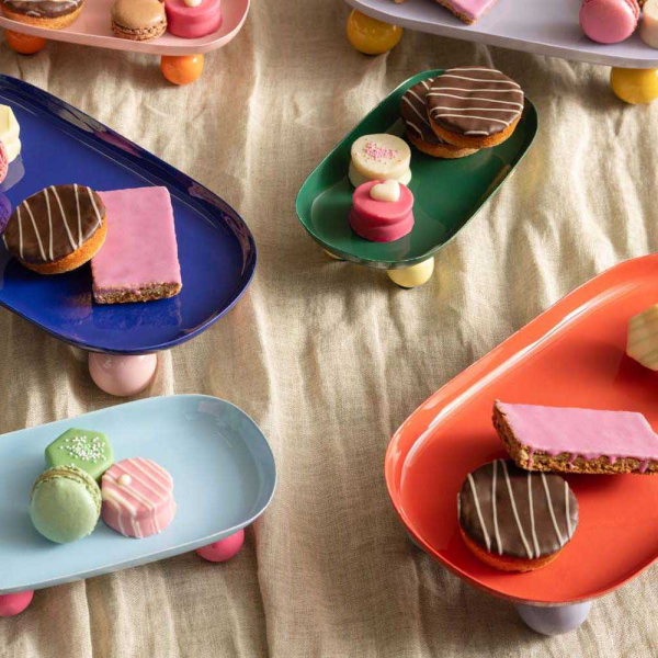 Plateau ovale en métal Double Funky - PT