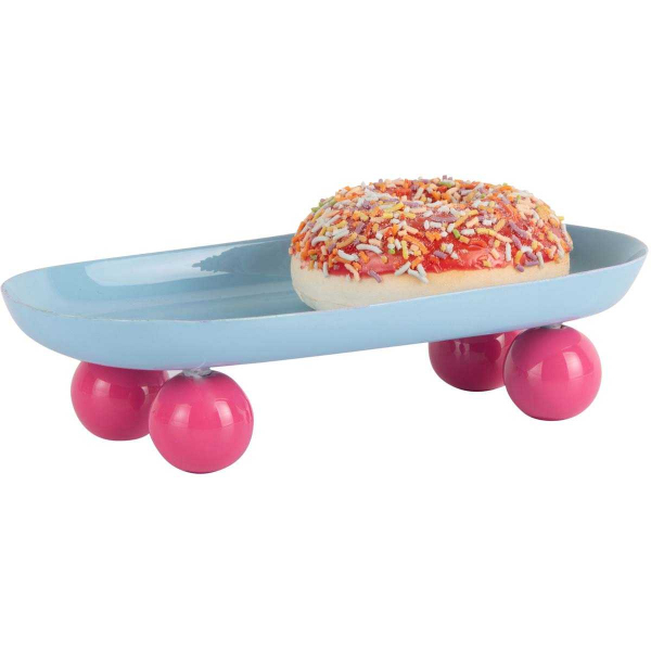 Plateau ovale en métal Double Funky - 22,50