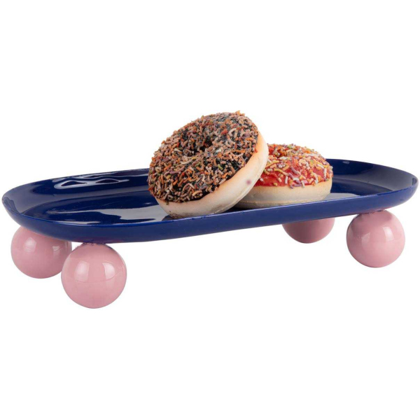 Plateau oval en métal Double Funky - 44,90