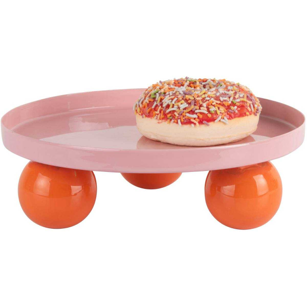Plateau rond en métal Double Funky - PRE-2083