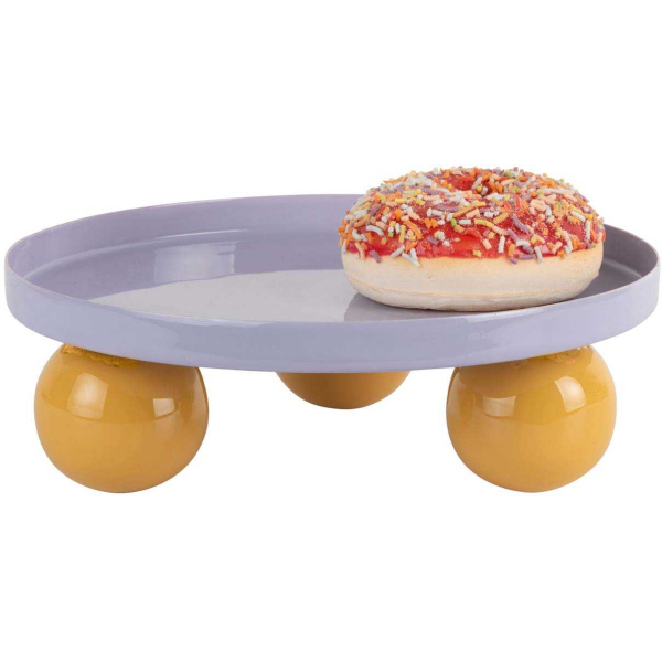 Plateau rond en métal Double Funky - PRE-2082