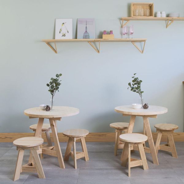 Plateau rond en pin 75 cm - 76,42