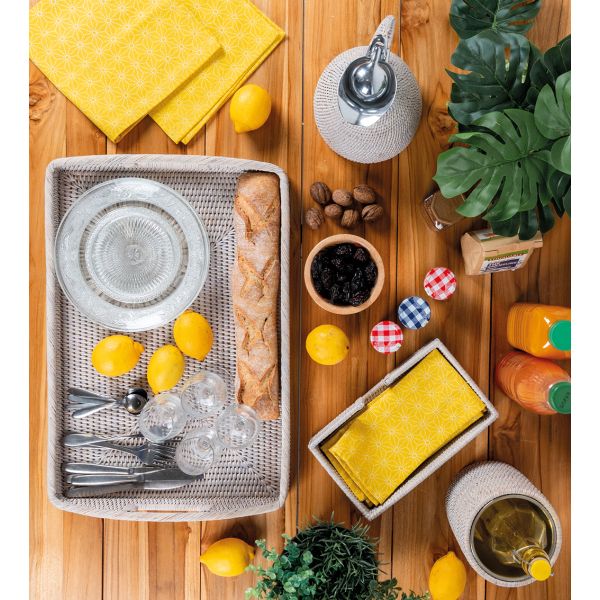 Plateau en rotin 52 cm La Grande époque - 5