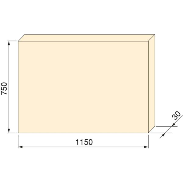 Plateau de table ou étagère effet chêne - EMU-0292