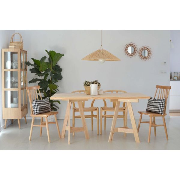 Plateau de table en pin 160 x 80 cm Kit Line - AST-0183