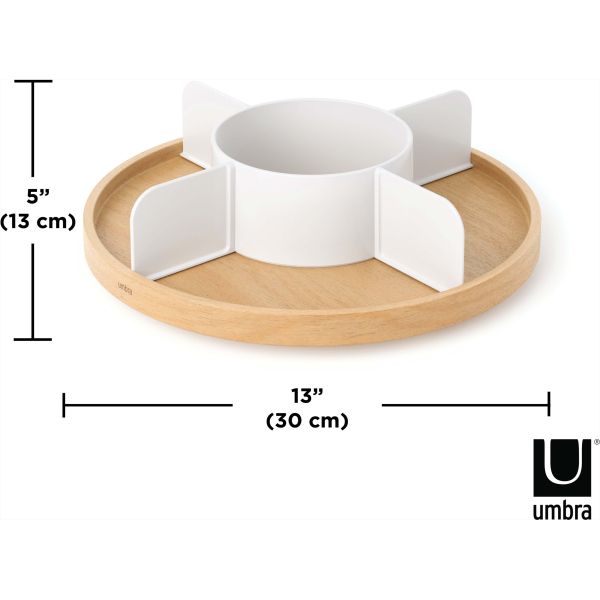 Plateau tournant avec compartiments Bellwood - UMB-0665