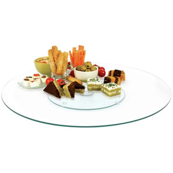 Plateau tournant en verre 45 cm - 19,90