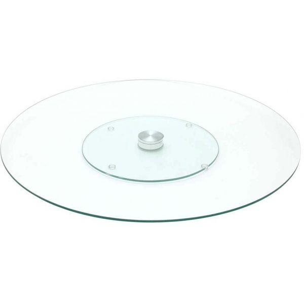 Plateau tournant en verre 45 cm