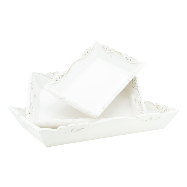 Plateaux en manguier blanc (Lot de 3)