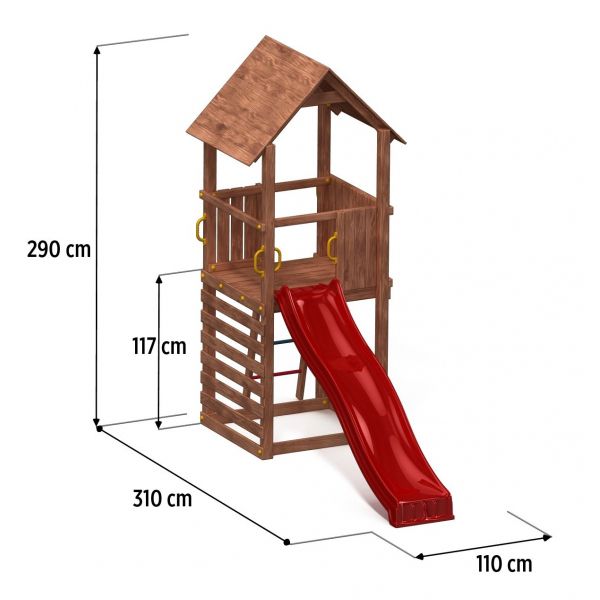 Plateforme de jeux en bois Carol - 10
