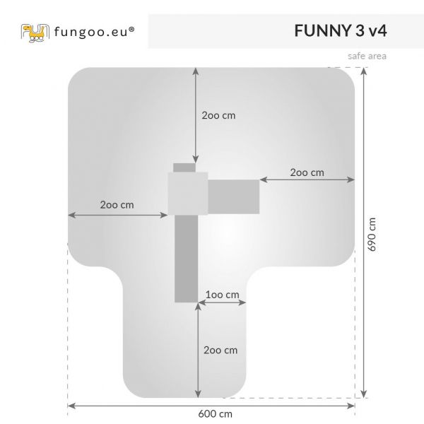 Plateforme de jeux en bois Funny - FUNGOO