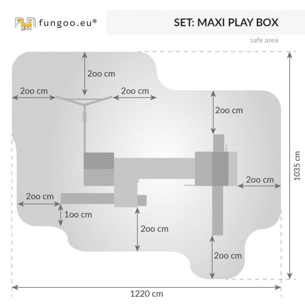Plateforme de jeux en bois Play Box - 9