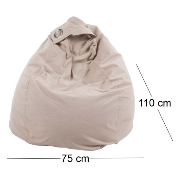 Poire en coton déhoussable Flo - COT-0874