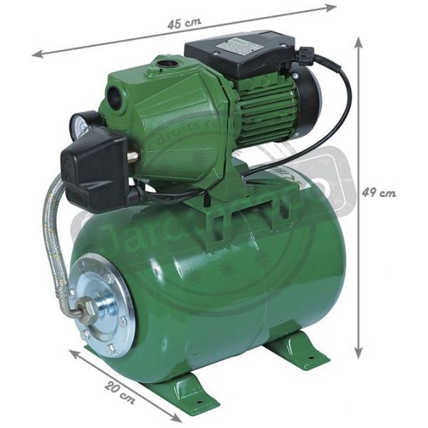 Pompe à eau surpresseur 19l jet61 600w - RIBILAND