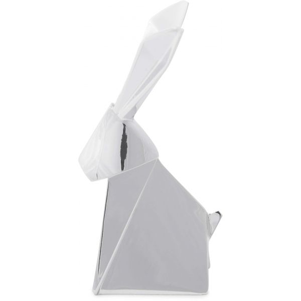 Porte-bagues lapin chromé Origami - UMBRA
