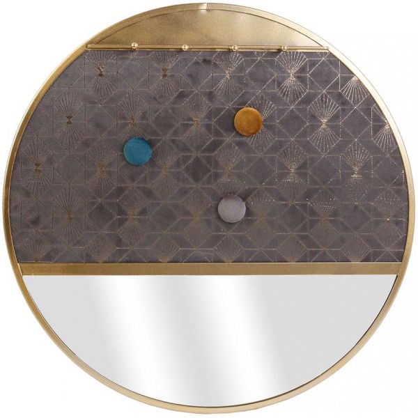 Porte-bijoux miroir rond Dorure 40.5 cm - 18,90