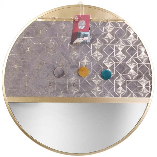 Porte-bijoux miroir rond Dorure 40.5 cm - 7