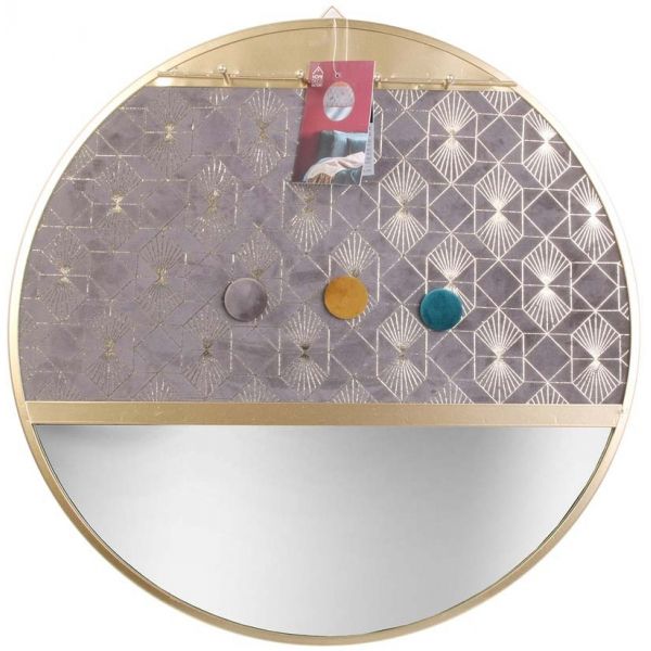 Porte-bijoux miroir rond Dorure 40.5 cm - 7