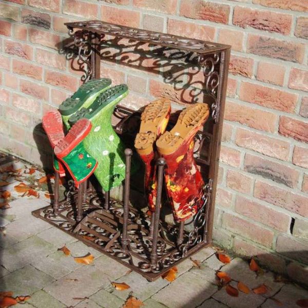 Porte bottes de jardin en fonte - ESS-0212