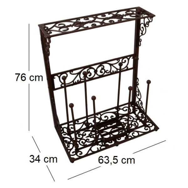 Porte bottes de jardin en fonte - ESS-0212