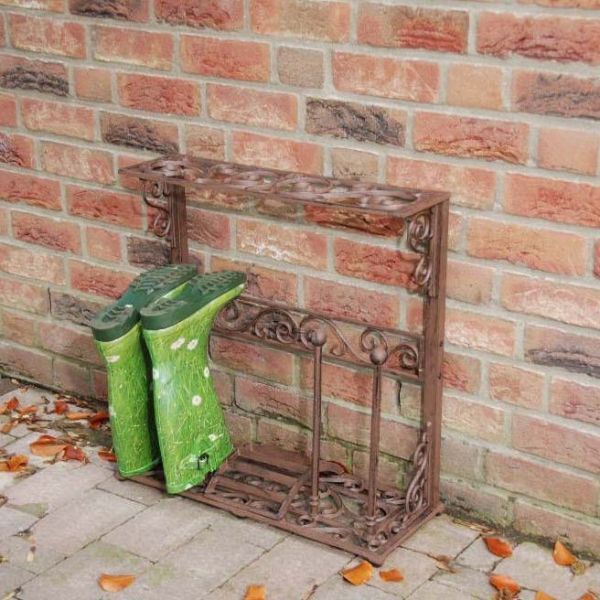 Porte bottes de jardin en fonte - ESS-0416