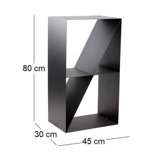 Porte-bûches design en acier - NOR-0185