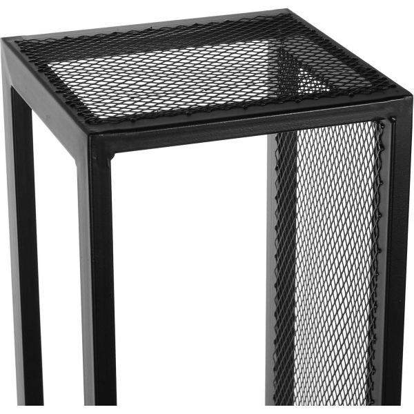 Porte-bûches design vertical en acier 120 cm - 149