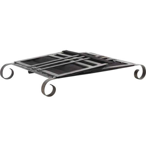 Porte-bûches en métal et jute noir - 54,90