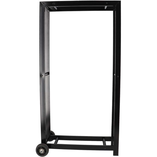 Porte bûches en métal avec 2 roues - 139