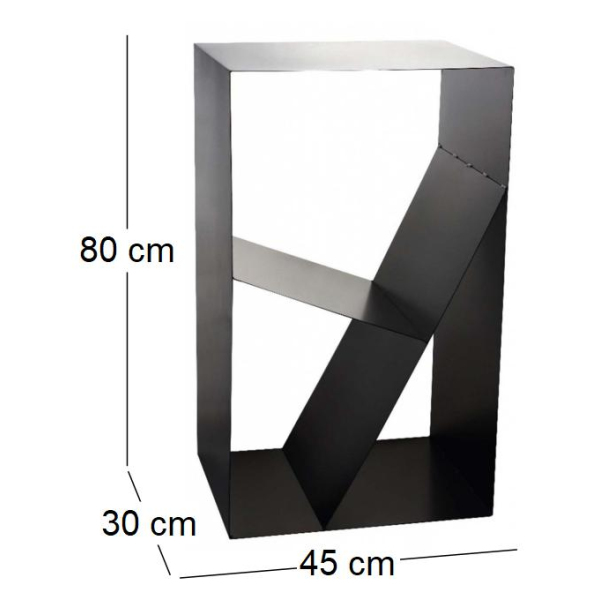 Porte-bûches design en acier - NOR-0184