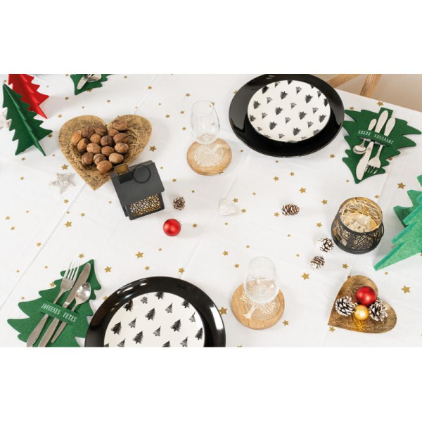 Porte-couverts de noel en feutrine (Lot de 24) - 5