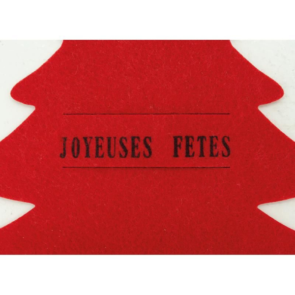 Porte-couverts de noel en feutrine (Lot de 24) - 19,90